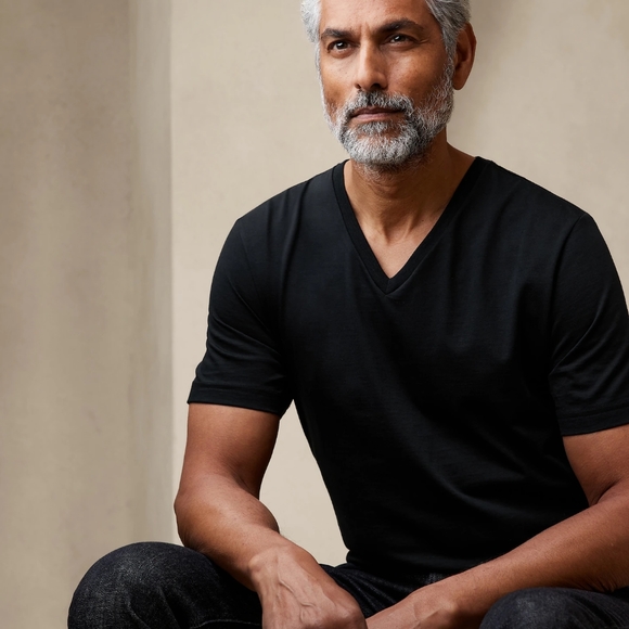 Banana Republic Luxury Touch/Supima 11 T-Shirts/1 Polo - Picture 9 of 12